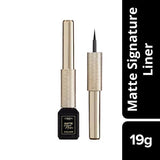 Loreal Paris Matte Signature Eye Liner - Supple Tip, For Smooth Finish, Grip Zone, Waterproof, 24 Hours, 19 g