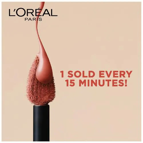 Loreal Paris Rouge Signature Matte Liquid Lipstick - Ultra Light Weight, No Stain, 7 g 150 I Dominate