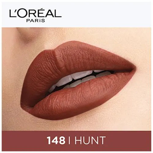 Loreal Paris Rouge Signature Matte Liquid Lipstick - Ultra Light Weight, No Stain, 7 g 148 I Hunt