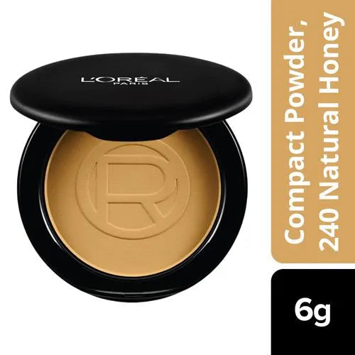 L’Oréal Paris High Coverage Compact Powder, Matte-Finish, Lightweight & Blendable, Compact Face Makeup, With SPF 32 & PA +++, Infallbile 24h Oil Killer  6g