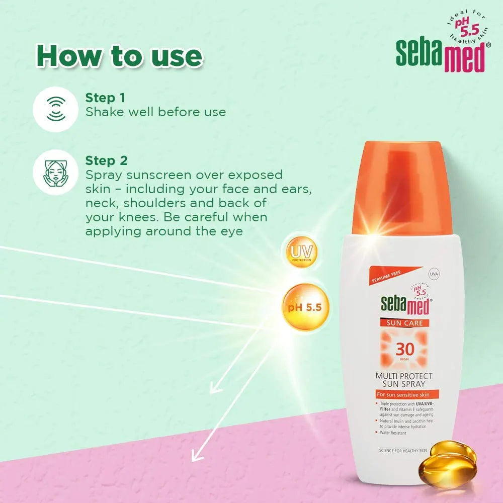 Seba Med Sun Care 30 Very High Multi Protect Sun Spray 150ml