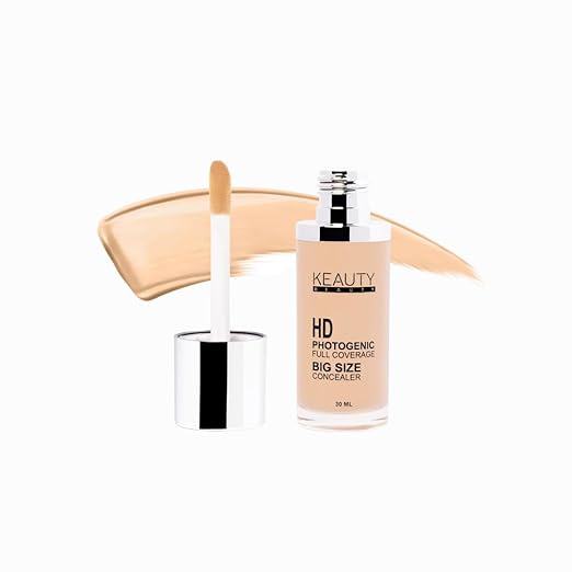 Keauty Beauty HD Photogenic Full Coverage Liquid Concealer For Face Makeup | Easy to Blend Concealer For Dark Circle | Natural Finish | 30ML