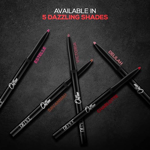 RENEE Outline Lip Liner With Built-in Sharpener 05 Charlotte 0.35gm