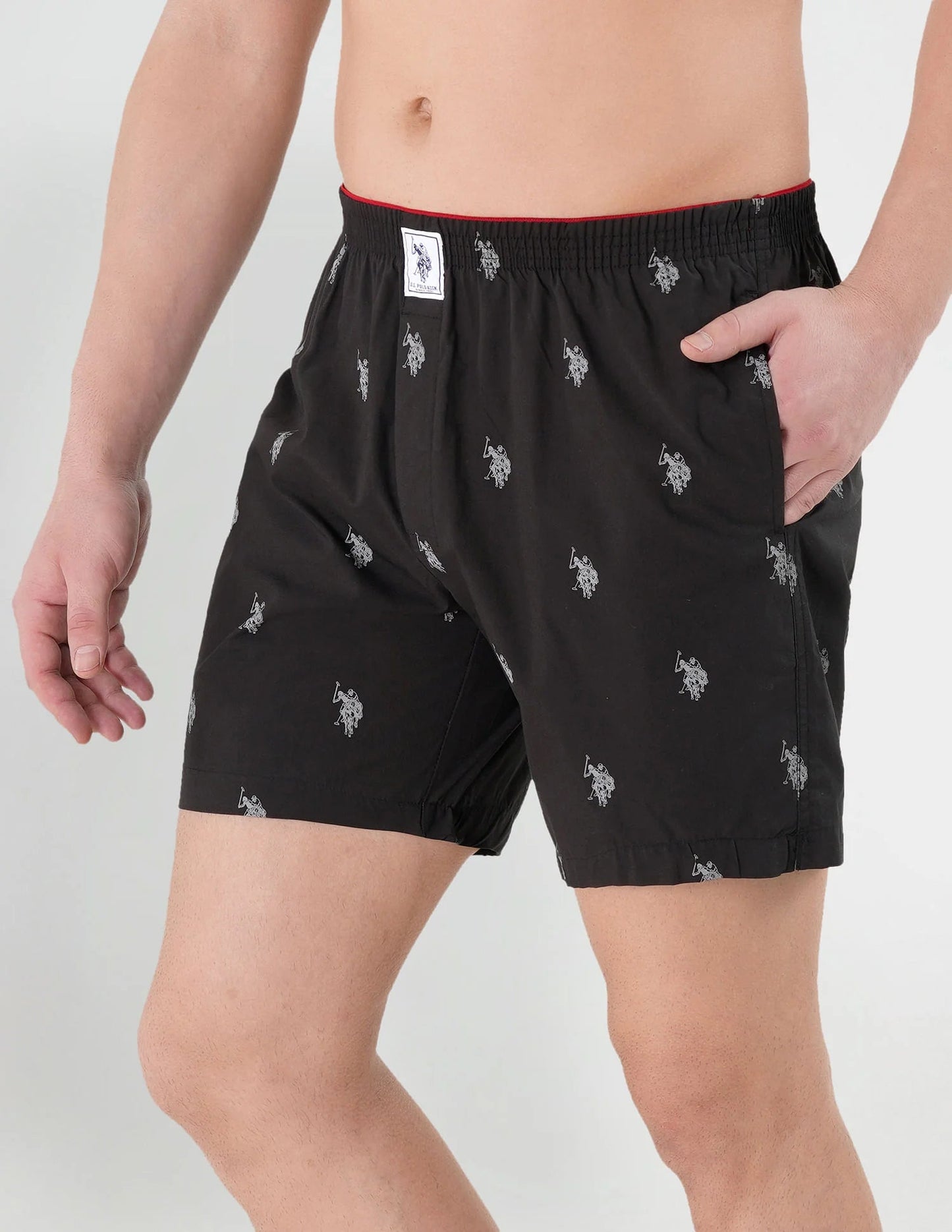 U.S. POLO ASSN. Signature Logo Pure Cotton I021 Boxers - Pack Of 1