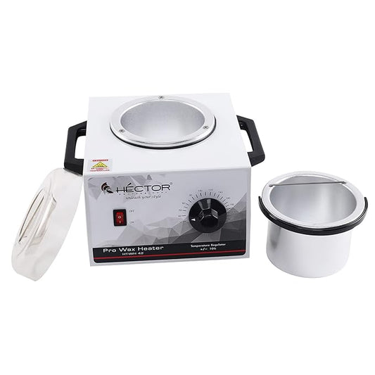 Hector Professional Wax Heater with Temprature control and single pot for Salon/Home use