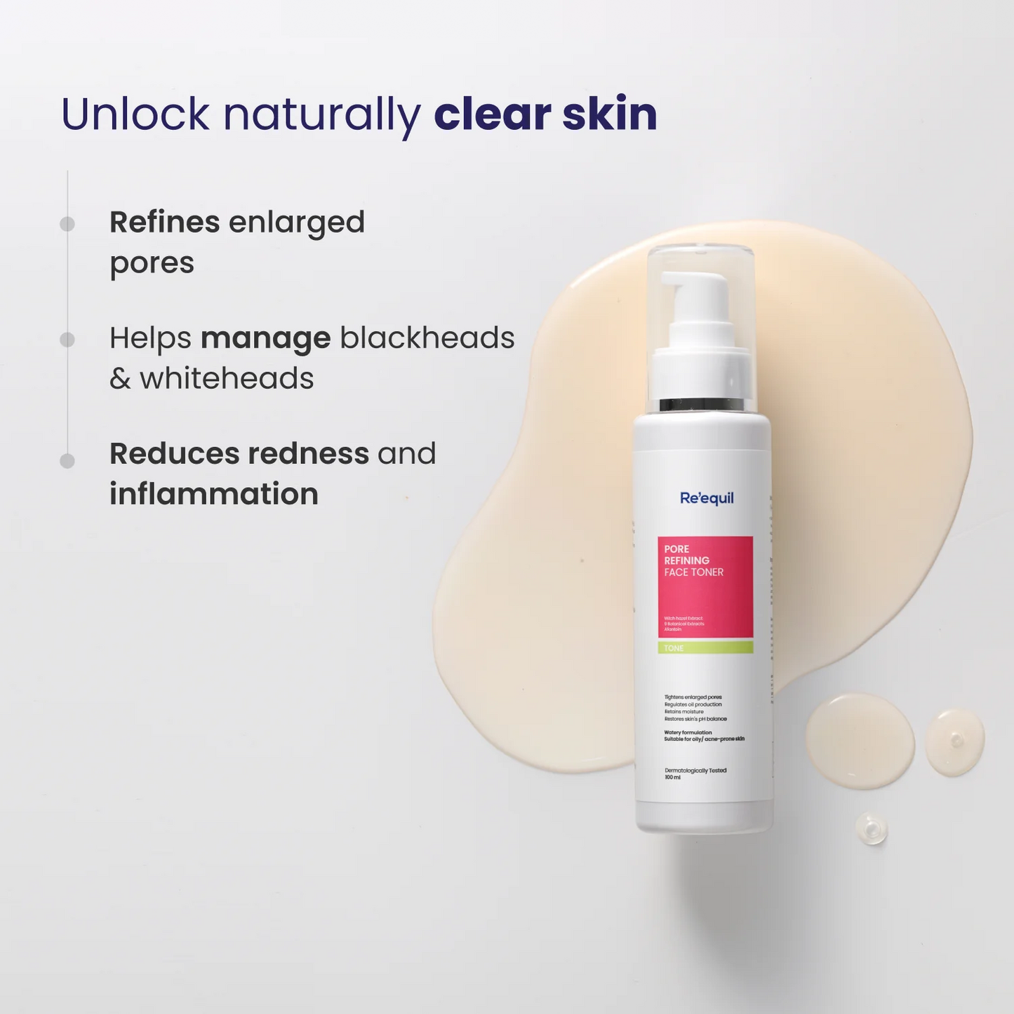 Re'equil Pore Refining Face Toner 100ml