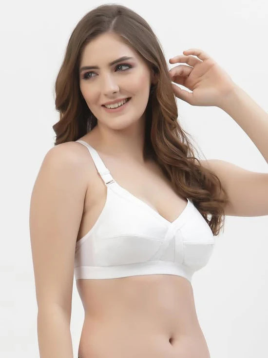 floret Women's Cotton Non-Padded Non-Wired Regular Crossfit Bra