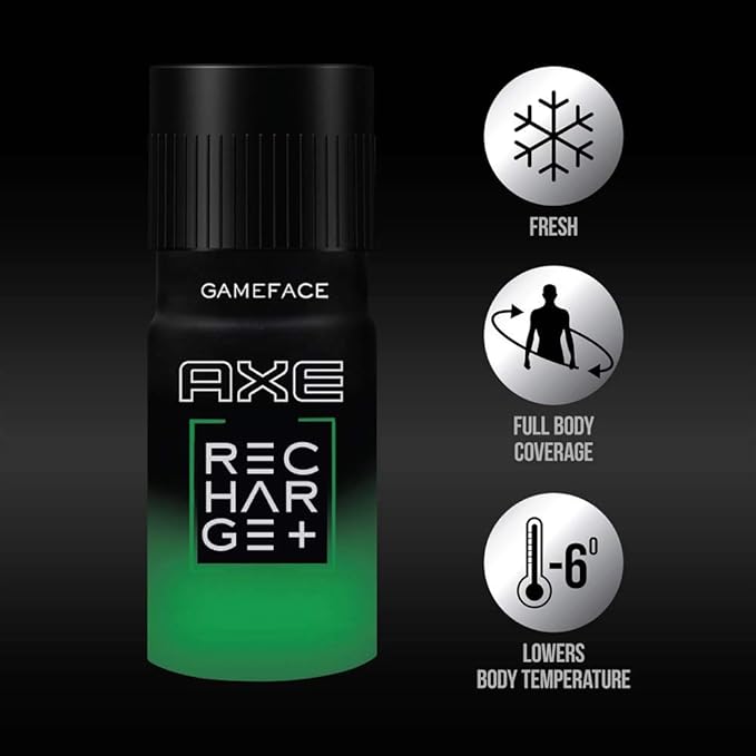 AXE Game Face Body Spray for Men 150ml