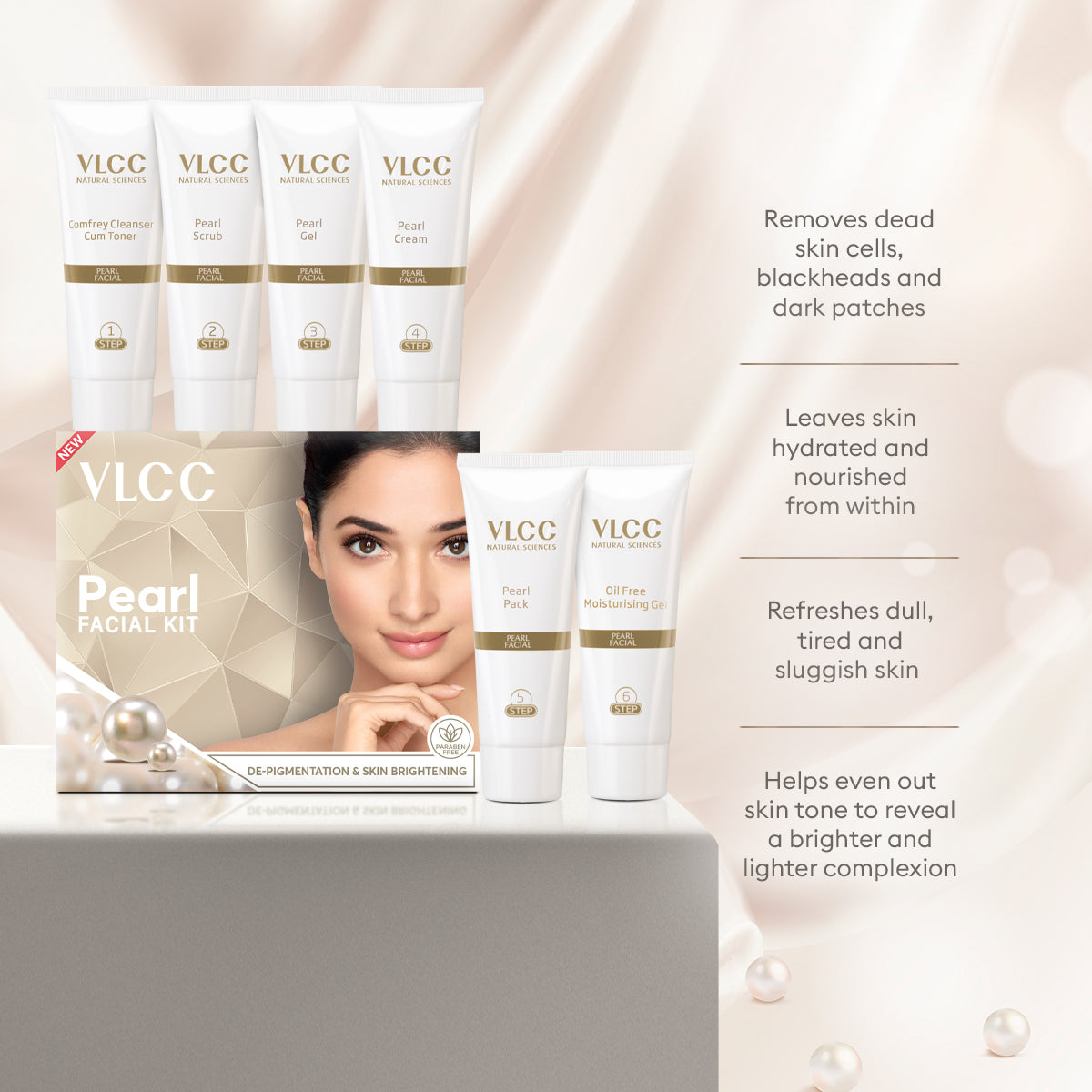 VLCC Pearl Single Facial Kit 60g