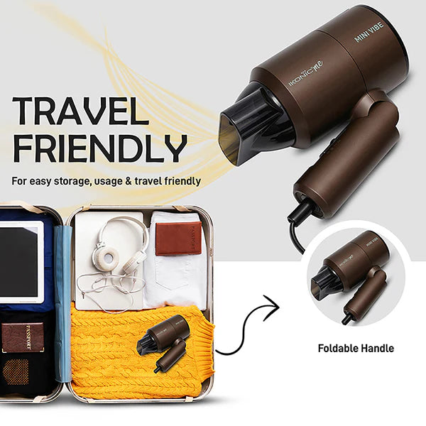 Ikonic Me Ikonic Me Mini Vibe Hair Dryer ( Coffee )
