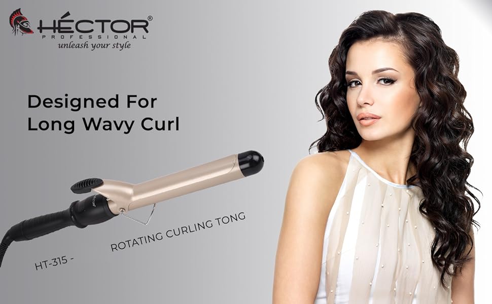 Hector Professional Curling Iron (Tong) HT-315 - 38mm