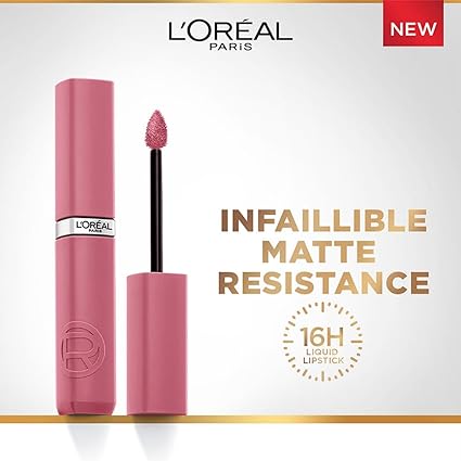 L'Oreal Paris Infallible Matte Resistance Liquid Lipstick, Road Tripping 240, 5 ml