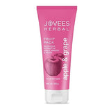 Jovees Herbal Apple & Grape Fruit Pack | With Apple, Apricot & Peach Extracts | For Uneven Skin Tone | For All Skin Types | 120gm