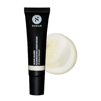 SUGAR Cosmetics Bling Leader Illuminating Moisturizer | Strobe Cream with Vitamin E | Lightweight | Protects against Pollution | 25ml