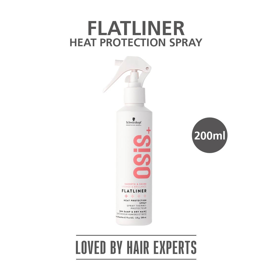 Schwarzkopf Professional OSiS+ Flatliner Heat Protection Spray 200ml