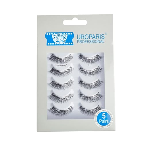 Uroparis Eyelashes 5 Pairs