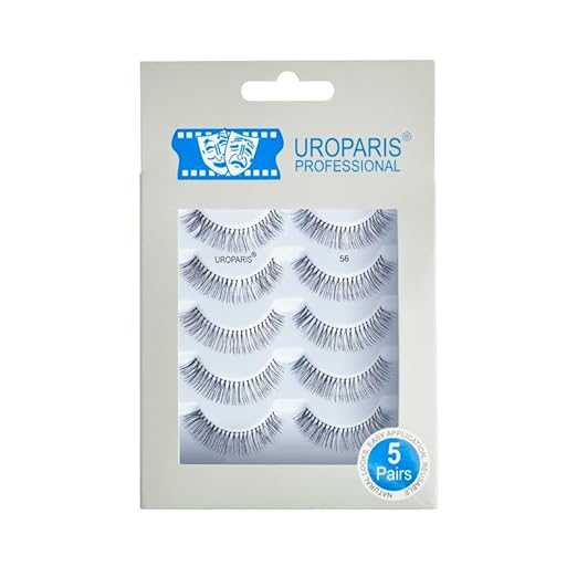 Uroparis Eyelashes 5 Pairs