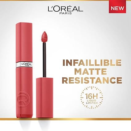 L'Oreal Paris Infallible Matte Resistance Liquid Lipstick, Shopping Spree 230, 5 ml