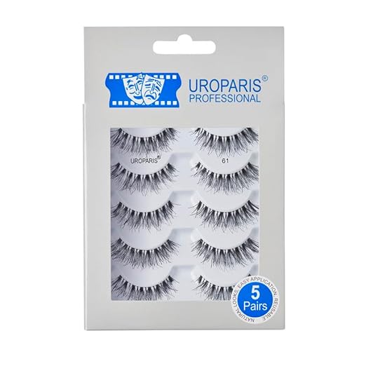 Uroparis Eyelashes 5 Pairs