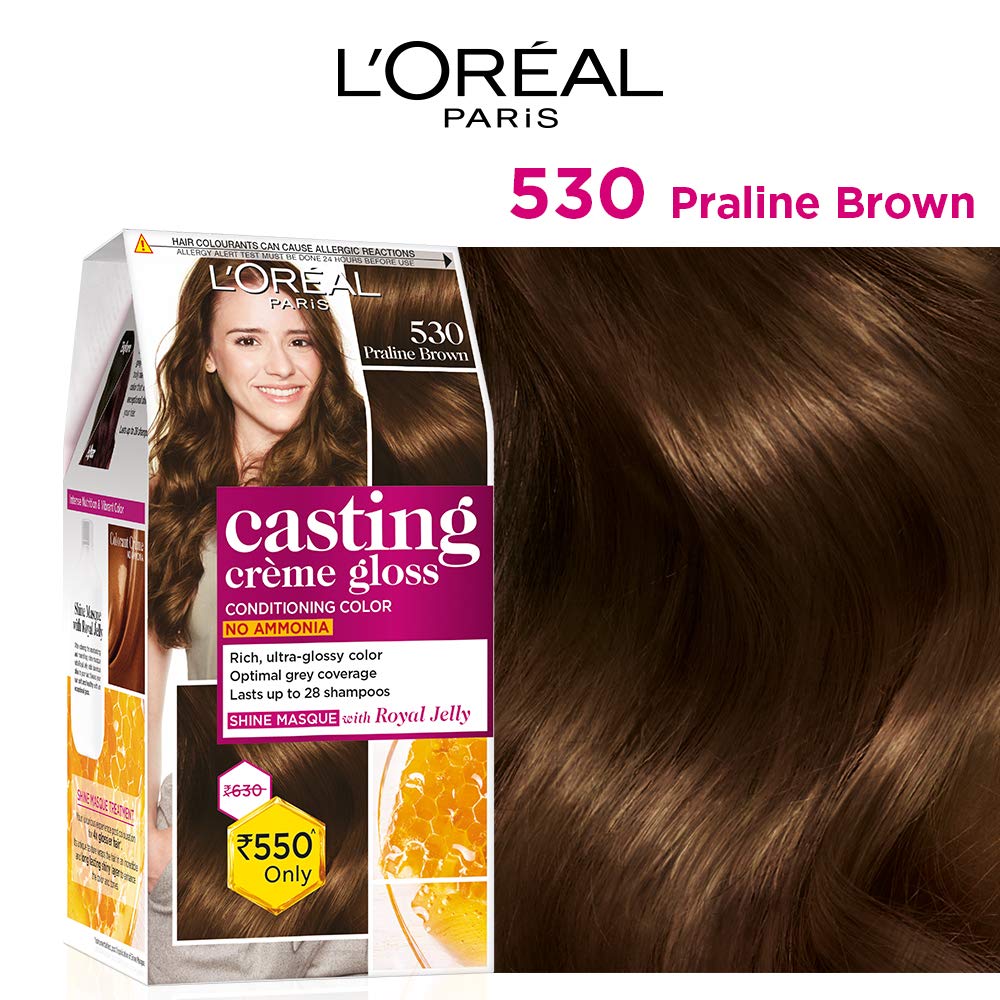 Loreal Paris Casting Creme Gloss Praline Brown 87.5g+72ml