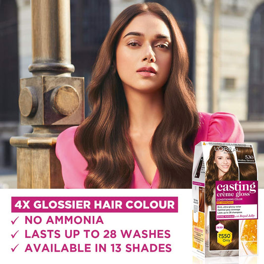 Loreal Paris Casting Creme Gloss Praline Brown 87.5g+72ml