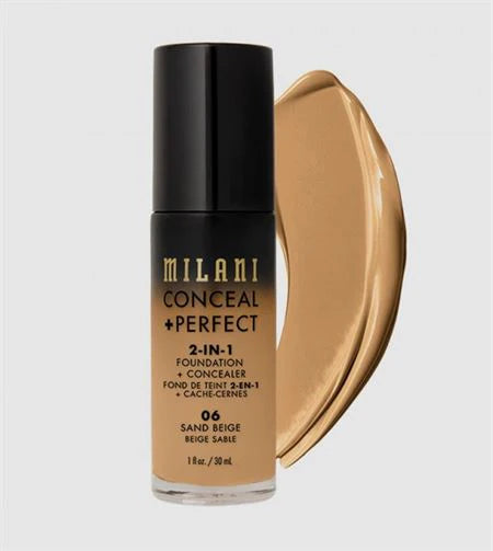 Milani Conceal+Perfect 2 In 1 Foundation+Concealer 30ml