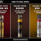 Gatsby Set Unbreakable Set & Keep Spray Ultra Hard Maintains Ultimate Style 250ml