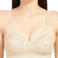 SONARI Cream Chikankari Bra