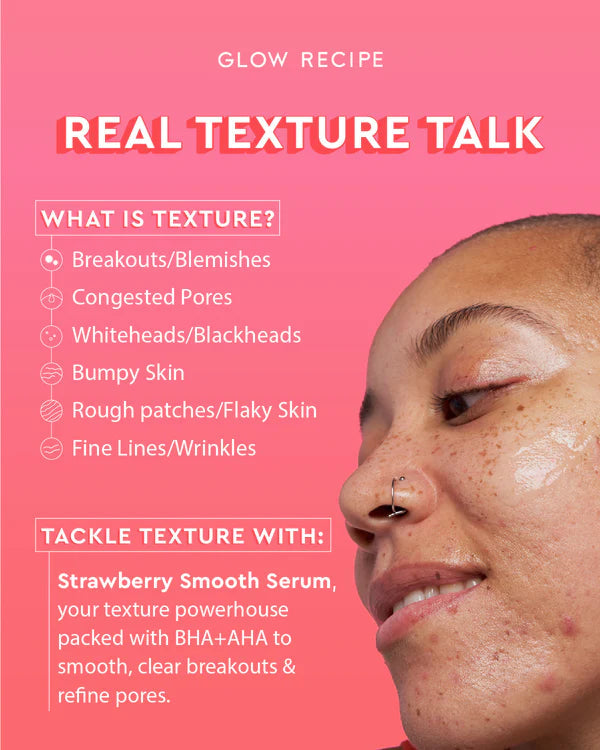 Glow Recipe Strawberry Smooth BHA+AHA Salicylic Serum 30ml