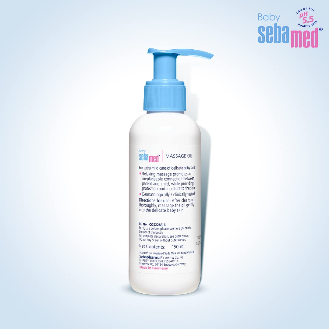 Sebamed Baby Massage Oil For Delicate Skin With Natual Skin 150ml