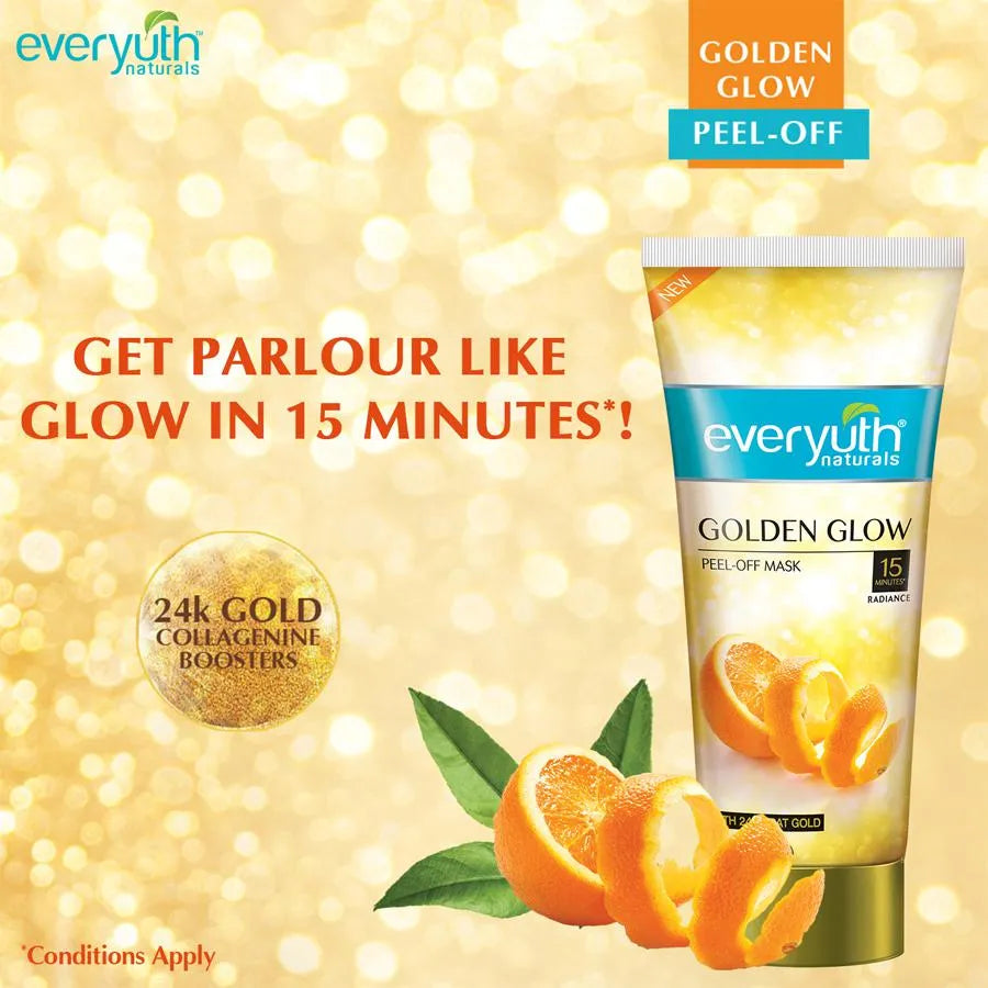 Everyuth Naturals Golden Glow Peel Off Mask 100gm
