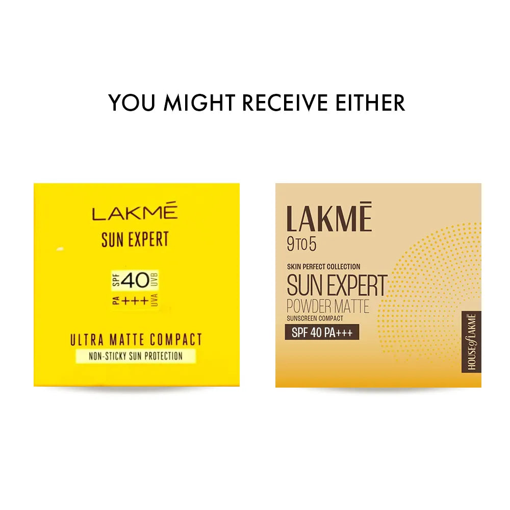 Lakme Sun Expert Ultra Matte SPF 40 PA+++ Compact 7g