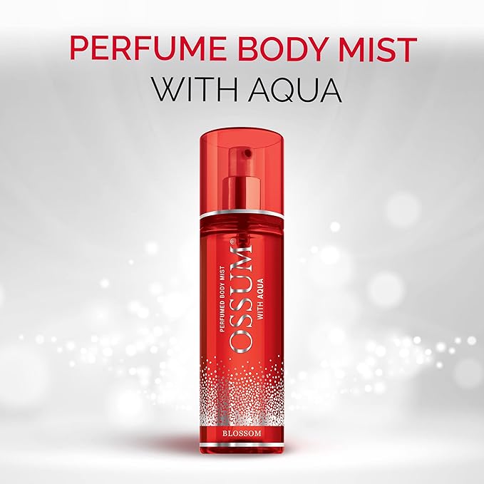 Ossum Blossom, Perfume Body Mist With Aqua, Long-Lasting Freshness Spray 115ml