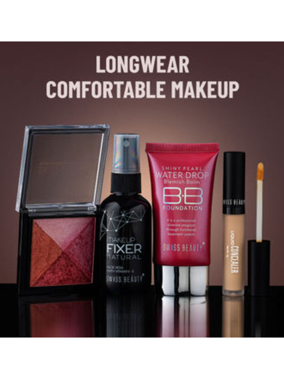 Swiss Beauty Makeup Fixer Setting Spray With Vitamin E & Aloe Vera (70ML)