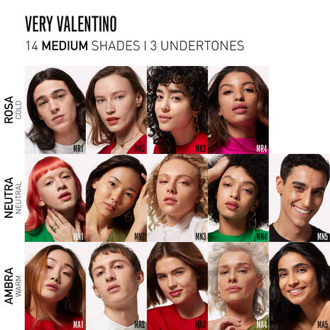VERY VALENTINO LIGHT-LASTING PERFECTING FOUNDATION SPF25 25ml