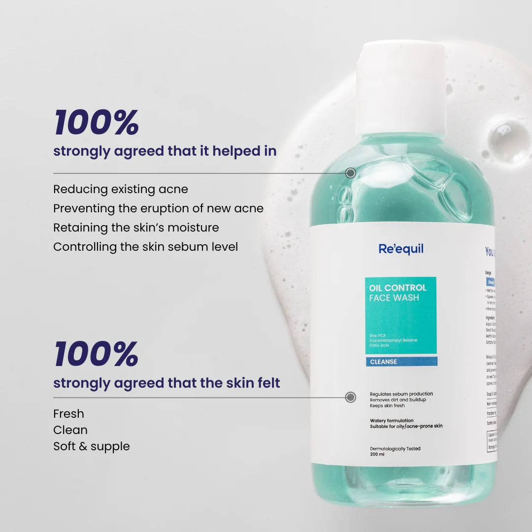 Re'equil Oil Control Face Wash 200ml