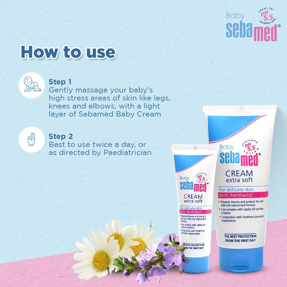 Sebamed Baby Cream Extra Soft For Delicate Skin With Panthenol 50ml