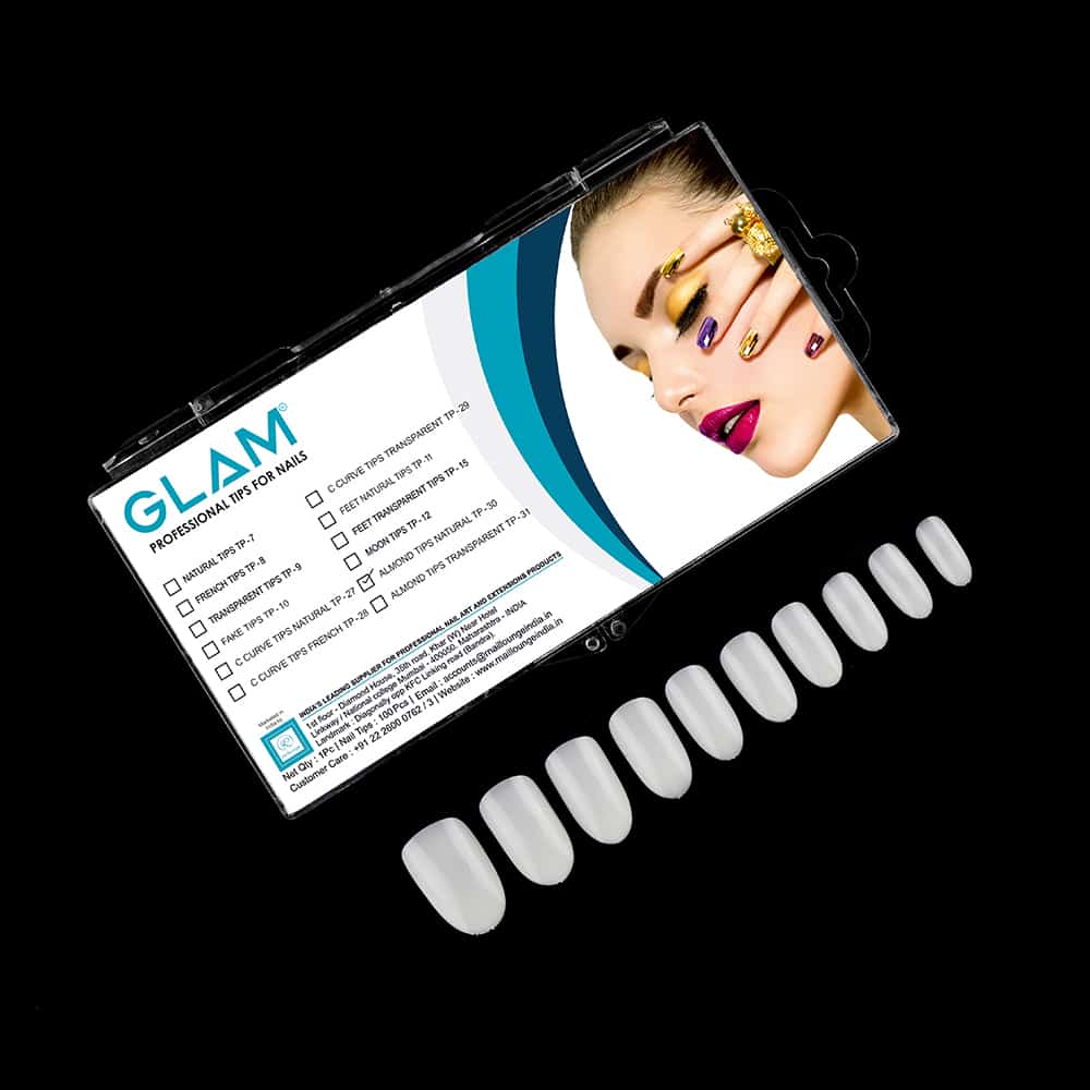 GLAM Almond Tips Natural