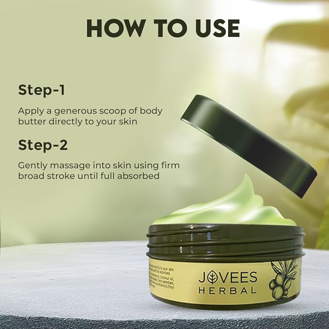 Jovees Herbal Shea Body Butter Rich Hydration For all skin types 200g