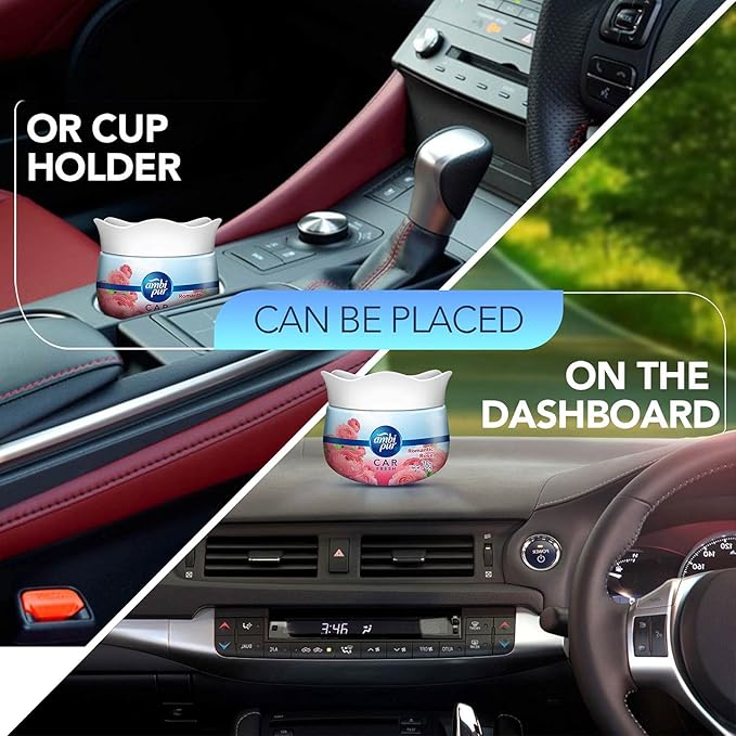 Ambi Pur Car Fresh Romantic Rose 75g