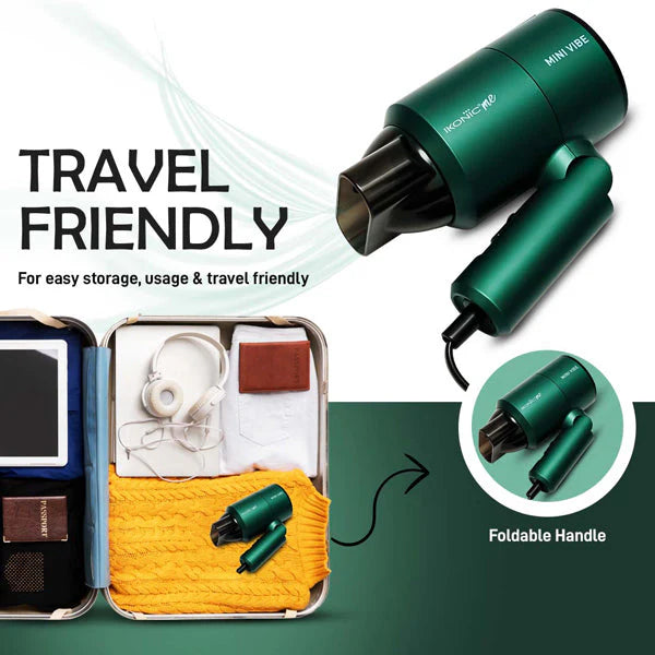 Ikonic Me Ikonic Me Mini Vibe Hair Dryer ( Emerald )