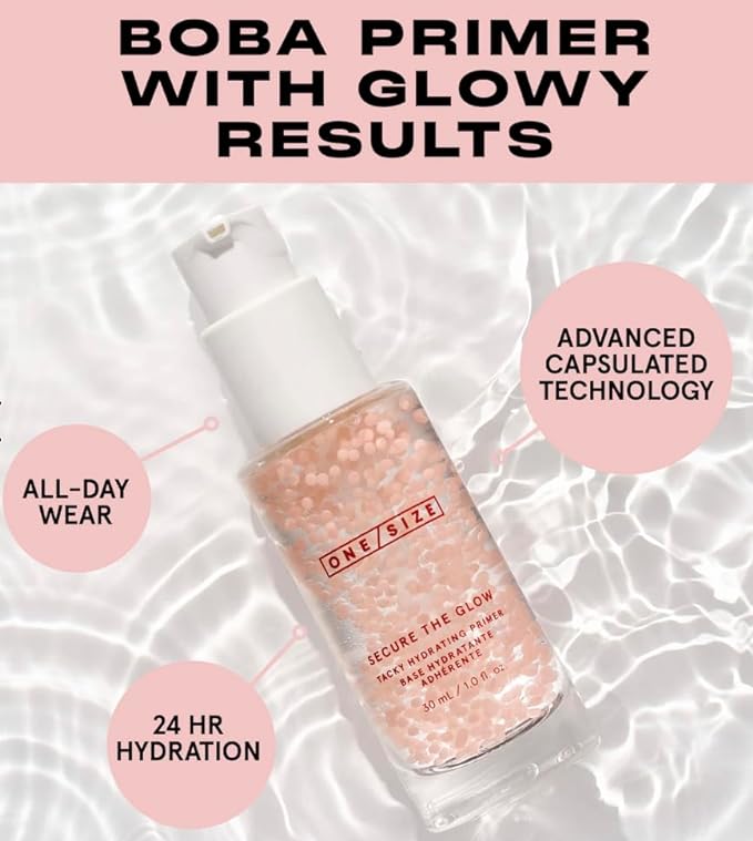 one size SECURE THE GLOW TACKY HYDRATING PRIMER WITH BOBA COMPLEX 30ml