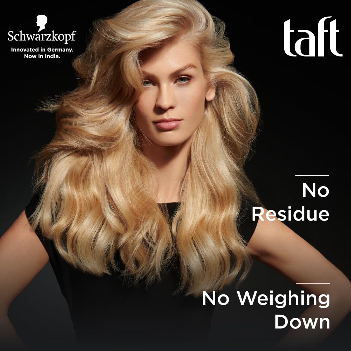 Schwarzkopf Taft Power Hair Mousse, Cashmere-like softness, Mega Strong Hold 5 with no stickiness