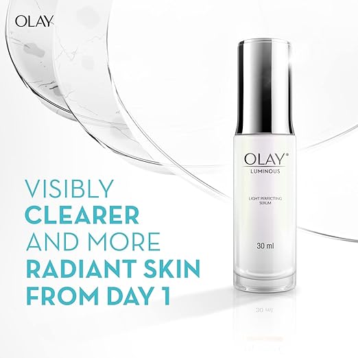 Olay Niacinamide Face Serum | Clear and Even Skin | Fights Dullness and Provides Radiant Glow| Normal, Oily, Dry, Combination Skin | Paraben and Sulphate Free | 30ml