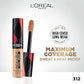 L'Oreal Paris Full Coverage Concealer, Waterproof Formula, For Undereye Circles and Blemishes, For Highlighting and Contouring, Infallible, Shade: 312, 10g