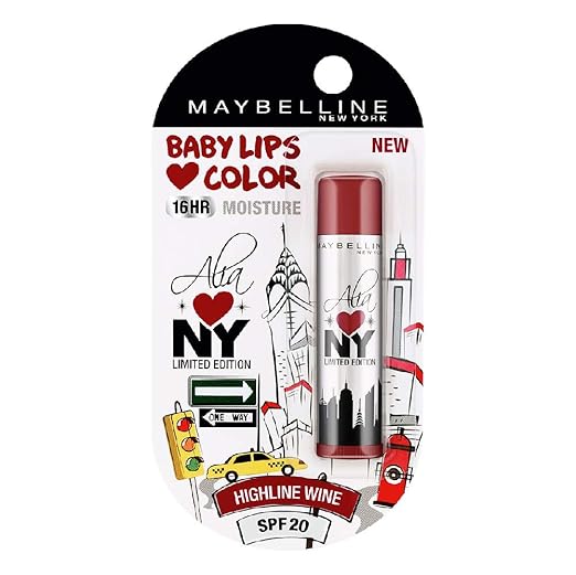 Maybelline New York Baby Lips Loves Nyc Lip Balm, Highline Wine