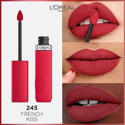 L'Oreal Paris Infallible Matte Resistance Liquid Lipstick, French Kiss 245, 5ml
