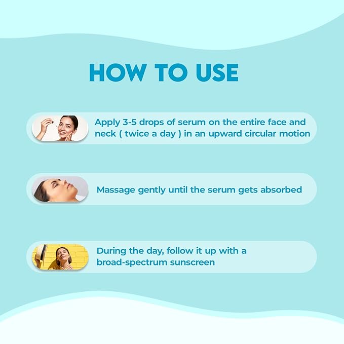 Jovees Herbal 12% Niacinamide Glowing Skin Serum With Hyaluronic Acid, Squalane & Saffron| Reduces Dullness, Hydrates & Repairs Skin| For Day and Night Use| For All Skin Type 30 ml