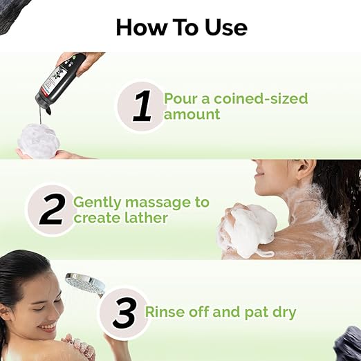 Mamaearth Charcoal Moisturizing Body Wash with Activated Charcoal & Energizing Mint Scent for Skin Detoxification-275ml | Deeply Cleanses |Intensely Moisturizes |Long-Lasting Fragrance |All Skin Types