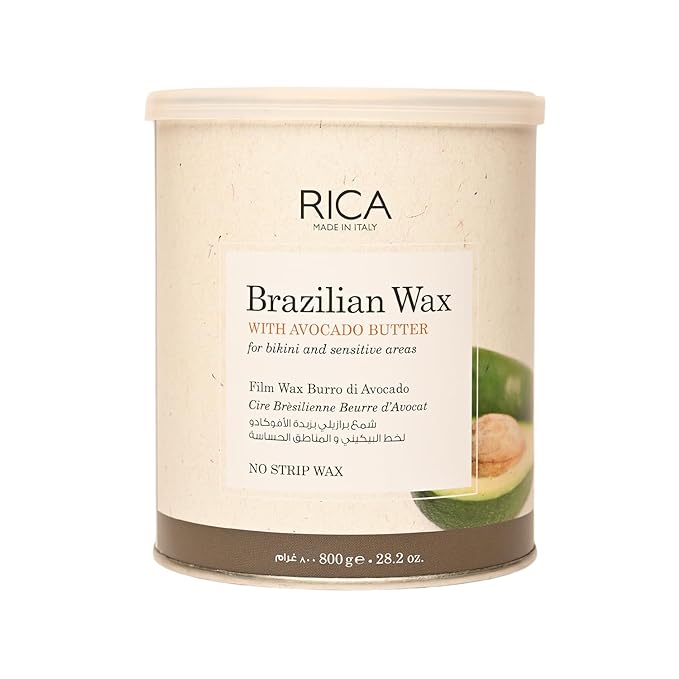Rica Brazilian Stripless Wax for Women and Men | Painless Bikini Hair Remover, De - Tan & Dead Skin Treatment 800g